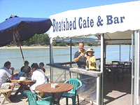 Maureen and Peter at the Boatshed